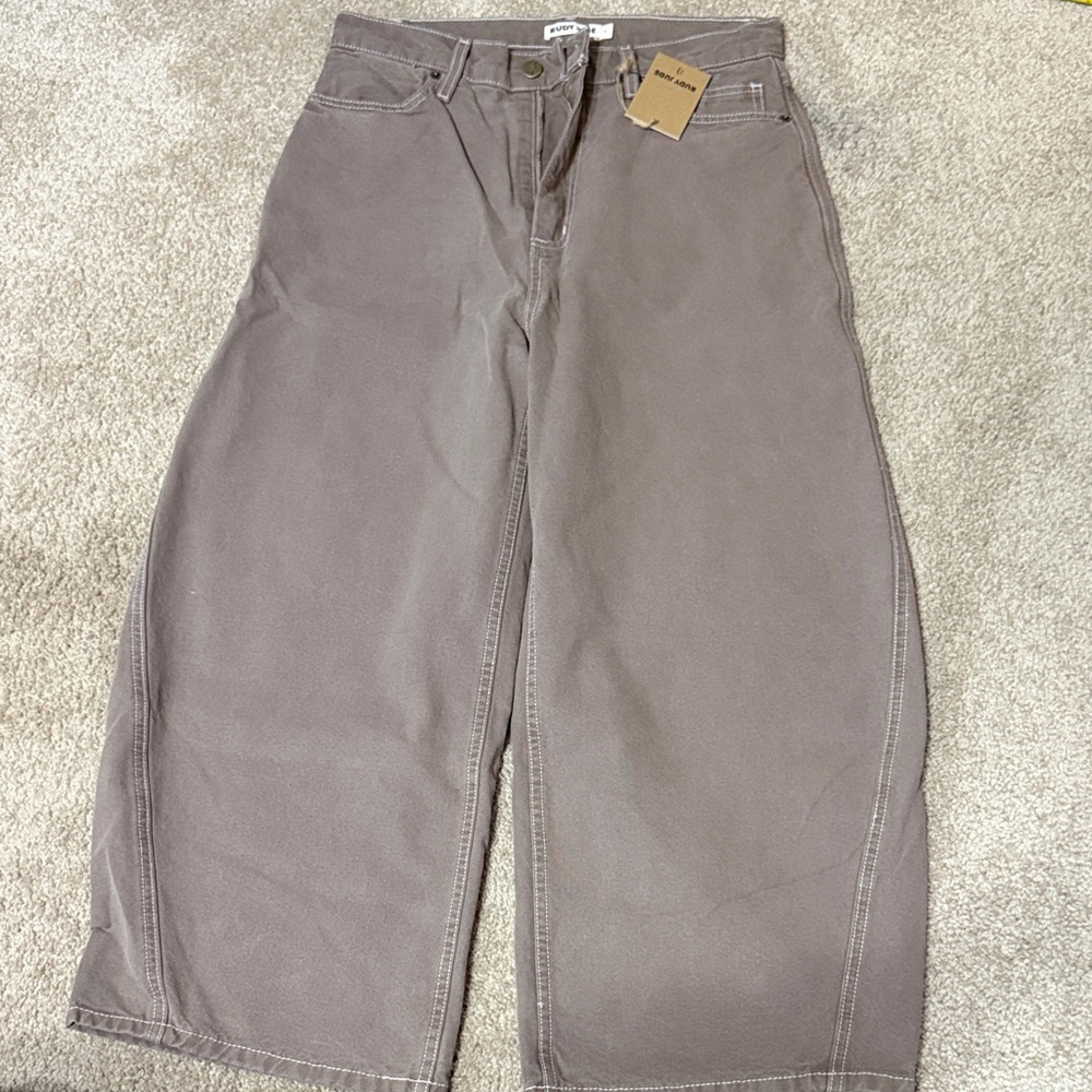 Rudy Jude Women's Flare Jeans in Taupe